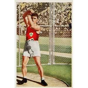   Pat OCallaghan Hammer Throw Print   Original Print