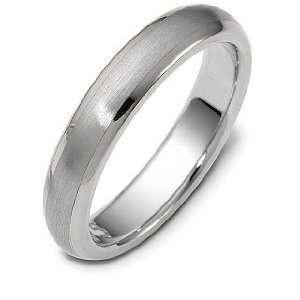  4.5mm Tiffany Platinum Comfort Fit Wedding Band Ring   9.5 