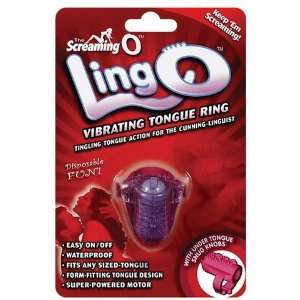  Screaming o lingo tongue ring