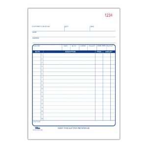  TOPS Sales Slip, Carbonless Duplicate, 5.5 x 7.87 Inches 