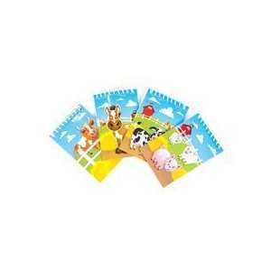  12 Farm Animal Spiral Notepads Toys & Games