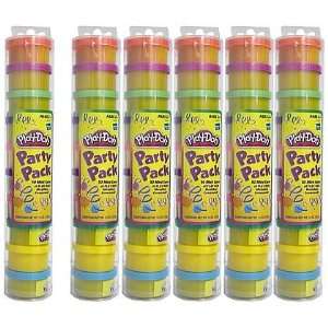  Play Doh Party Pack Tube (Quantity6 Tubes) Everything 