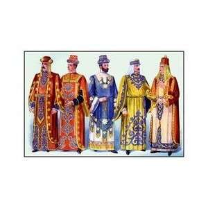   Men in Robes and Turbans 12x18 Giclee on canvas