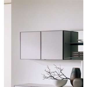  Eidos Wall Unit Composed of Two Doors Color Gunmetal Grey 