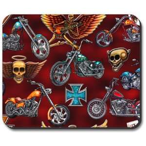  Choppers & Skulls   Mouse Pad Electronics