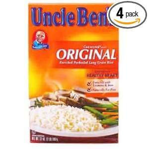 Uncle Bens Rice, 3 Pound (Pack of 4)  Grocery & Gourmet 