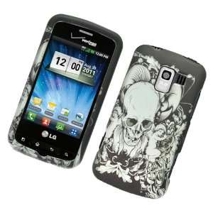   Slider 2d Image Case Skull with Angel Cell Phones & Accessories