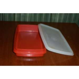    Tupperware Deli Keeper in Paprika with Sheer Seal 