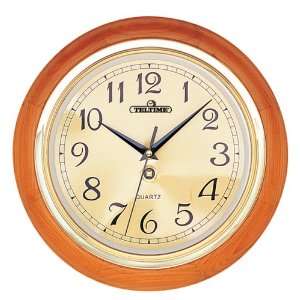  Crescent Wood Frame Office Wall Clock