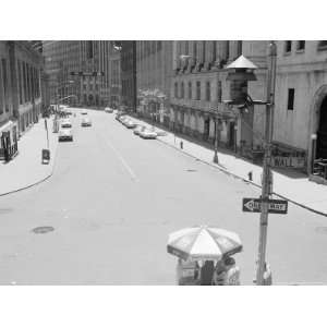  New Yorks Wall Street is Deserted Scenic Photographic 