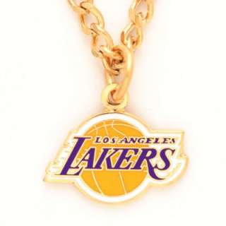 LOS ANGELES LAKERS OFFICIAL LOGO NECKLACE 032085443922  
