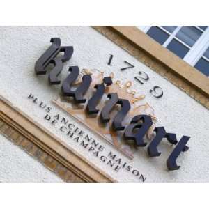 Winery Sign, Champagne Ruinart, Reims, Marne, Ardennes 